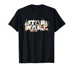 Star Wars Logo with Vader Funny Holiday Characters Christmas T-Shirt von Star Wars