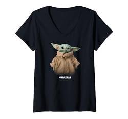 Star Wars Mandalorian Baby Yoda The Child T-Shirt mit V-Ausschnitt von Star Wars