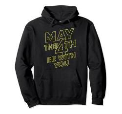 Star Wars May The 4th Be With You Galaxy Fill Text Pullover Hoodie von Star Wars