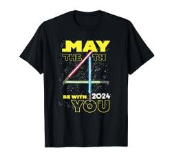 Star Wars May the 4th Be With You 2024 Lightsabers T-Shirt von Star Wars