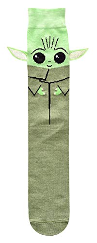 Star Wars Men's Baby Yoda Full Character Cosplay Crew Socks with Embroidered Ears von Star Wars