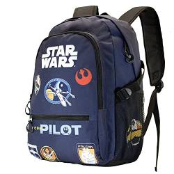 Star Wars Pilot-FAN HS Fight Rucksack, Dunkelblau von Star Wars