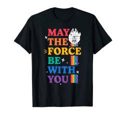 Star Wars Pride May The Force Be With You Rainbow Falcon T-Shirt von Star Wars