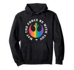 Star Wars Pride Rainbow Rebel Logo May The Force Be With You Pullover Hoodie von Star Wars