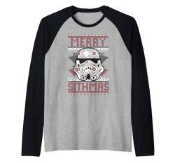 Star Wars Stormtrooper Ugly Weihnachten Sweater Raglan von Star Wars