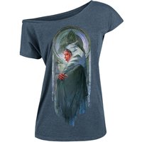 Star Wars T-Shirt - Ahsoka - Pose - XL - für Damen - Größe XL - blau  - Lizenzierter Fanartikel von Star Wars