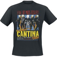 Star Wars T-Shirt - Cantina Band On Tour - 3XL bis 5XL - für Männer - Größe 4XL - schwarz  - Lizenzierter Fanartikel von Star Wars