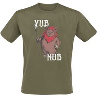 Star Wars T-Shirt - Ewok - Yub Nub - S bis L - für Männer - Größe M - grün  - EMP exklusives Merchandise! von Star Wars