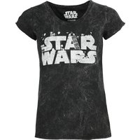 Star Wars T-Shirt - Logo - S bis 3XL - für Damen - Größe L - schwarz  - EMP exklusives Merchandise! von Star Wars