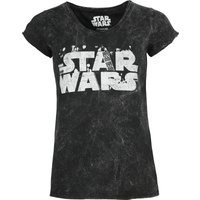 Star Wars T-Shirt - Logo - S bis 3XL - für Damen - Größe M - schwarz  - EMP exklusives Merchandise! von Star Wars
