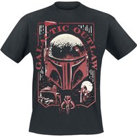 Star Wars T-Shirt - The Book Of Boba Fett - Galactic Outlaw - S bis 4XL - für Männer - Größe 4XL - schwarz  - EMP exklusives Merchandise! von Star Wars