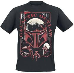 Star Wars The Book of Boba Fett - Roam The Galaxy Männer T-Shirt schwarz 4XL von Star Wars