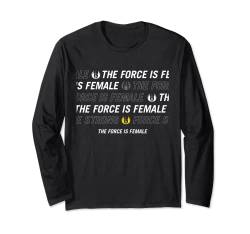 Star Wars The Force is Female Langarmshirt von Star Wars