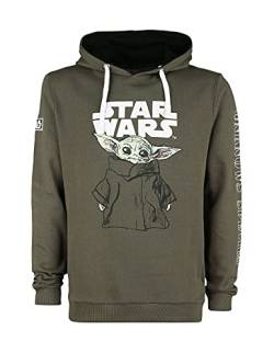 Star Wars The Mandalorian - Bounty Hunter Männer Kapuzenpullover Khaki L von Star Wars