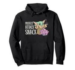 Star Wars The Mandalorian Grogu Protect Attack Snack Chowder Pullover Hoodie von Star Wars