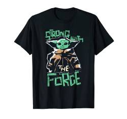 Star Wars The Mandalorian Grogu Strong with the Force T-Shirt von Star Wars