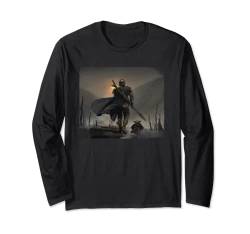 Star Wars The Mandalorian Mando and the Child Walk Langarmshirt von Star Wars