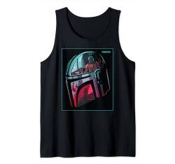 Star Wars The Mandalorian Neon Helmet Tank Top von Star Wars