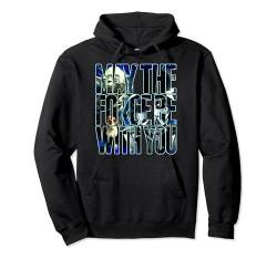 Star Wars Vader And Yoda May The Force Be With You Text Pullover Hoodie von Star Wars