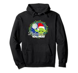 Star Wars Yoda Santa Believe You Must Weihnachten Reef Pullover Hoodie von Star Wars