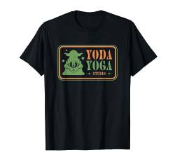Star Wars Yoda Yoga Studio Logo Funny T-Shirt von Star Wars