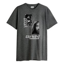 Stars Wars Herren Meswobits006 T-Shirt, Anthrazit, S von Star Wars