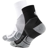 Stark Soul® Laufsocken Quarter Sport Socken, Performance - 2 Paar Laufsocken (2 Paar) Gepolsterte Sohle von Stark Soul