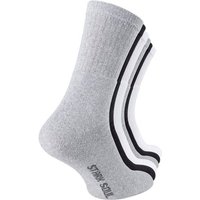 Stark Soul® Tennissocken Crew Socken - 6 oder 12 Paar Tennissocken, Freizeitsocken (6-Paar) in Schwarz, Weiß, oder Schwarz/Weiß/Grau von Stark Soul