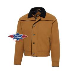 Canvasjacke Westernjacke Outdoorjacke Reitjacke Größe L von Stars & Stripes