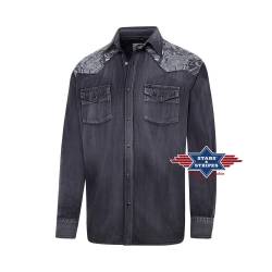 Cooles Westernhemd mit besticktem Western Yoke 3XL von Stars & Stripes