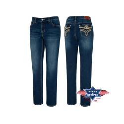 Damen Bootcut-Jeans, Jeanshose - Diamond, Stars&Stripes 26 von Stars & Stripes