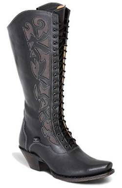 Stars und Stripes Damenstiefel, Westernstiefel WBL-30 (36, schwarz) von Stars und Stripes