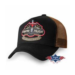 TC Western Trucker Cap Country Music, Baseball Cap Kappe Mütze von Stars & Stripes