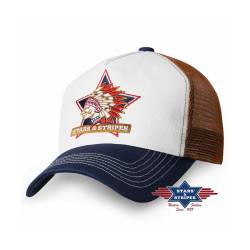 Western Trucker Cap Indian", Baseball Cap Kappe Mütze" von Stars & Stripes