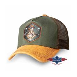 Western Trucker Cap PROUD COWGIRL, Baseball Cap Kappe Mütze von Stars & Stripes