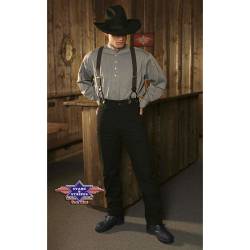 Westernhose Old Style Hose Cowboy Line Dance, schwarz Stars&Stripes 29 von Stars & Stripes