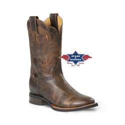 Westernstiefel WB-59 aus hochwertigem Leder mit aufwendiger Stickerei 45 von Stars & Stripes