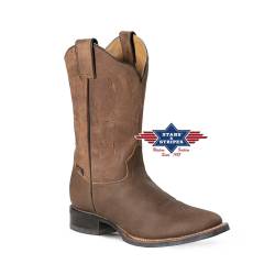 Workerboots WB-57 aus hochwertigem Leder mit aufwendiger Stickerei 43 von Stars & Stripes