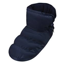 Warm Indoor Down Slippers Anti-Skid Insulated Boots Winter Home Shoes Cozy Footwear for Men Women Navy Blue von Starsouce