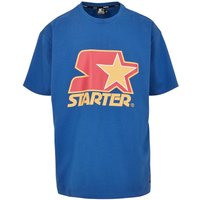 Starter T-Shirt - Starter Colored Logo Tee - XS bis XL - für Männer - Größe L - blau von Starter