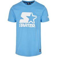 Starter T-Shirt - Starter Logo Tee - S bis L - für Männer - Größe M - blau von Starter