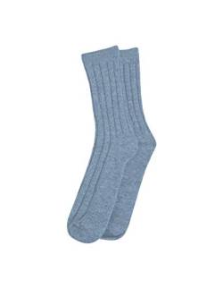 State Cashmere Unisex-Socken aus 100 % reinem Kaschmir, super weich, Bella Blue/Small, Einheitsgröße von State Cashmere