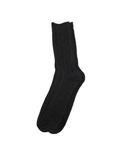 State Cashmere Unisex-Socken aus 100 % reinem Kaschmir, super weich, Schwarz / Groß, Einheitsgröße von State Cashmere