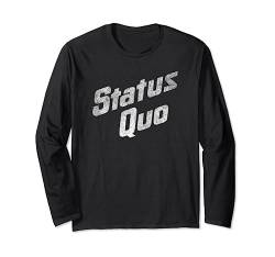 Status Quo - White Distressed Logo Langarmshirt von Status Quo Official