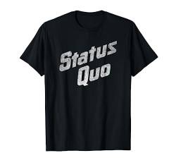Status Quo - White Distressed Logo T-Shirt von Status Quo Official