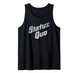 Status Quo - White Distressed Logo Tank Top von Status Quo Official