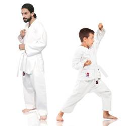 Stealth Sports Karate-Uniform mit Gürtel für Kinder und Erwachsene, leichte Kampfsportkleidung, Karate-Gi für Studententraining ((0)) von Stealth Sports