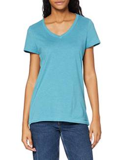 Stedman Apparel Damen Lisa (V-Neck)/ST9910 Premium T-Shirt, Blau (Aqua Heather), 38 von Stedman Apparel