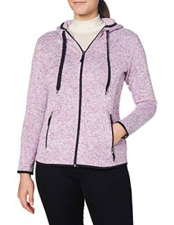 Stedman Apparel Damen Sweatshirt Active Knit Fleece Jacket/ST5950 Einfarbig, Lila Melange, Large (Herstellergröße: Large) von Stedman Apparel