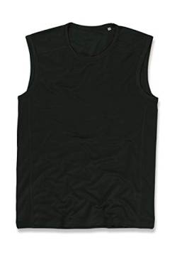 Stedman Apparel Herren Active 140 Sleeveless/ST8440 Weste, Schwarzer Opal, L von Stedman Apparel